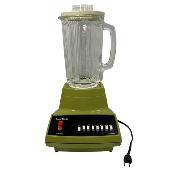 jcpenney Kitchen Vintage Jc Penney 7 Speed Blender Avocado Green 5